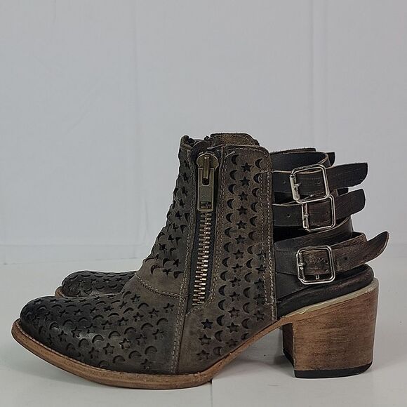 Freebird By Steven Dahlia Leather Women's Ankle Boots - Picture 5 of 12